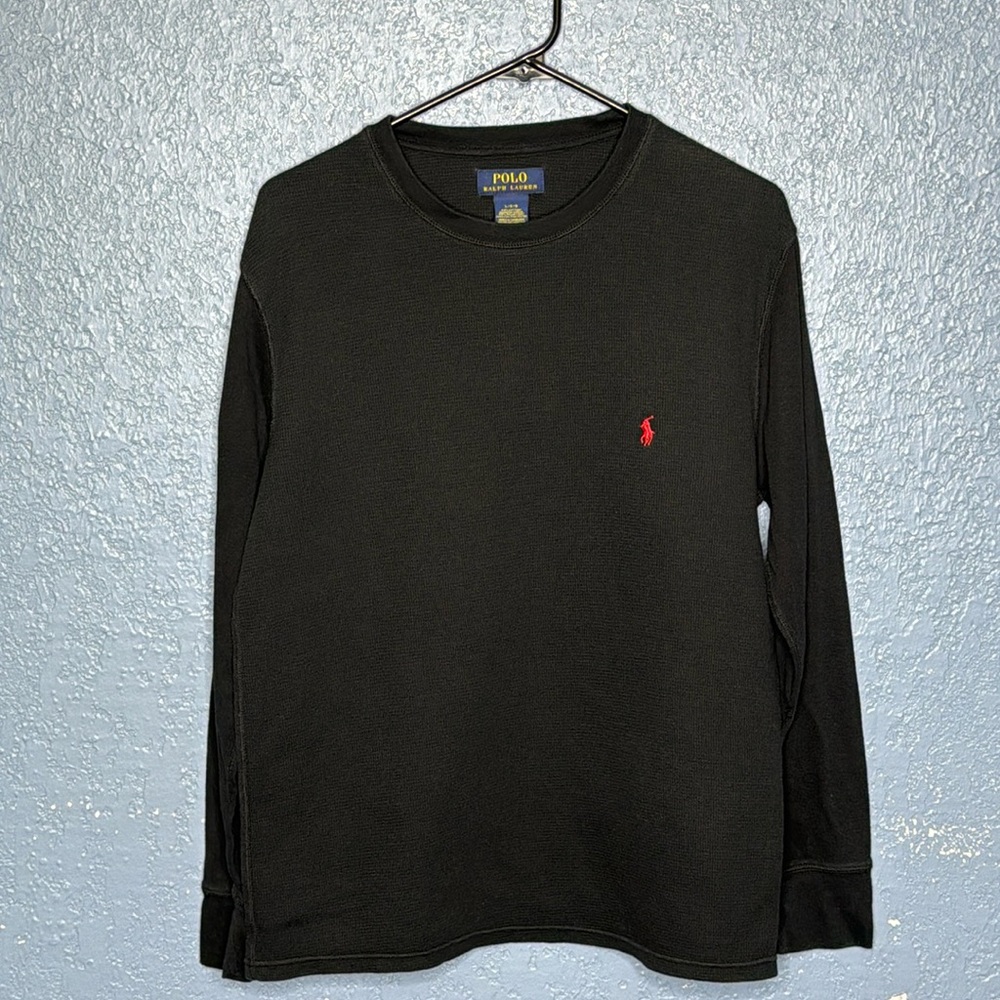 Long-Sleeve Polo Sweater